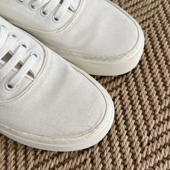 Saint Laurent white canvas sneakers - 39.5 - Picture 2 of 6